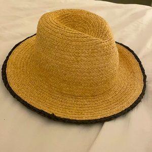 Zara straw fedora
